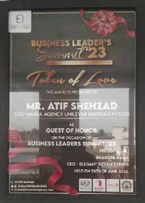 Token of Love — Guest of Honor, Business Leaders Summit '23 — Business Leaders Summit