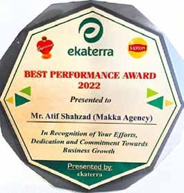 Best Performance Award 2022 — ekaterra (Lipton)