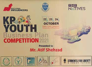 KP Youth Business Plan Competition 2021 — National Influencers / The Natives, University of Peshawar