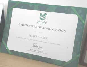 Certificate of Appreciation