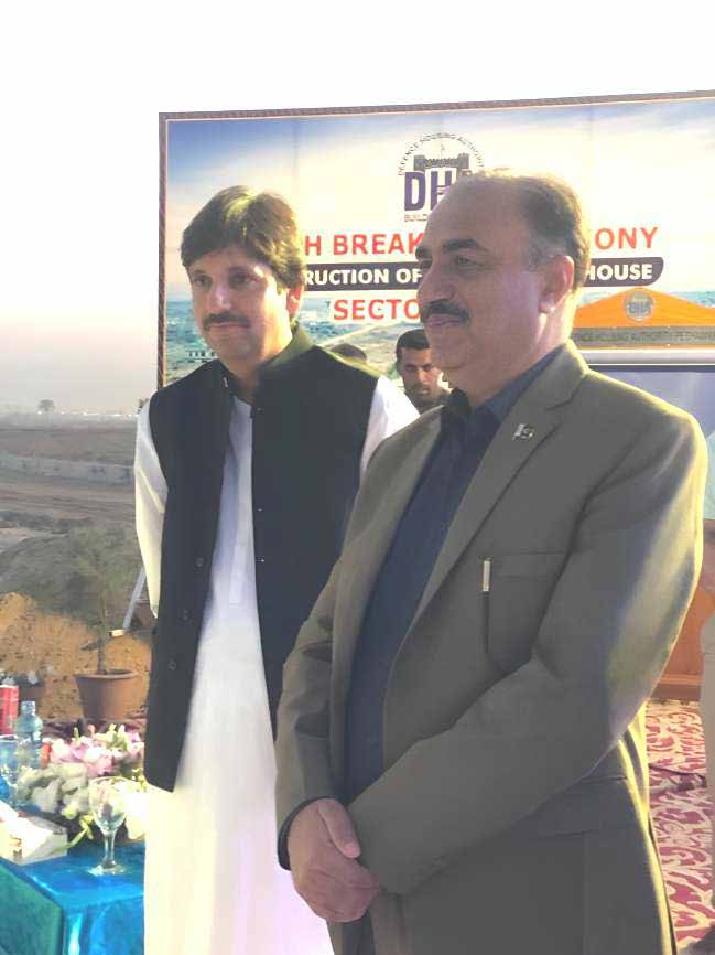 Groundbreaking ceremony for the DHA Peshawar residential project