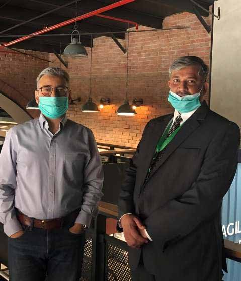 Atif Shehzad at the Unilever Pakistan head office, Karachi