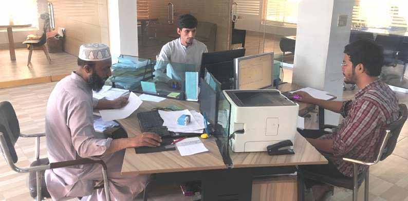 The team at the Makka Agency office